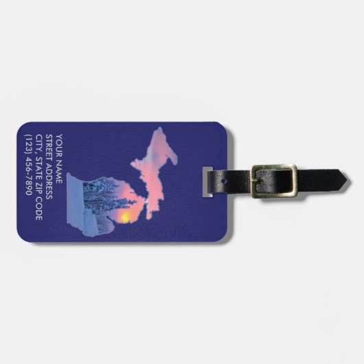 MICHIGAN-GEPÄCKANHÄNGER GEPÄCKANHÄNGER (Vorderseite horizontal)