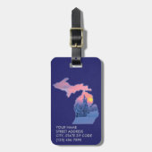 MICHIGAN-GEPÄCKANHÄNGER GEPÄCKANHÄNGER (Vorderseite vertikal)