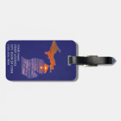 MICHIGAN-GEPÄCKANHÄNGER GEPÄCKANHÄNGER (Rückseite horizontal)