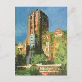 Michigan Gewerkschaft - Ann Arbor, Michigan Postca Postkarte