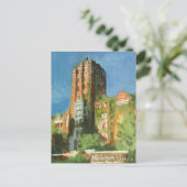 Michigan-Gewerkschaft Ann Arbor Postkarte (Stehend Vorderseite)