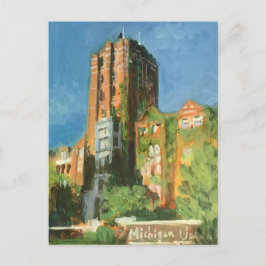 Michigan-Gewerkschaft Ann Arbor Postkarte
