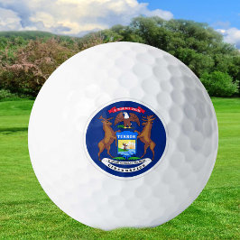 Michigan Golf Balls, Staatsflagge / Patriots Golfball
