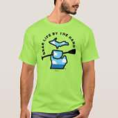 Michigan Grab Life by Hand™ Paddle Sky T - Shirt (Vorderseite)