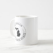 Michigan Great Lake Staat Tasse (Vorderseite Links)
