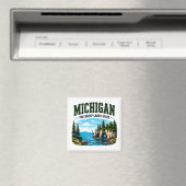Michigan Great Lakes Escape Magnet (In Situ (Geschirrspüler))