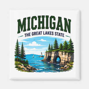 Michigan Great Lakes Escape Magnet