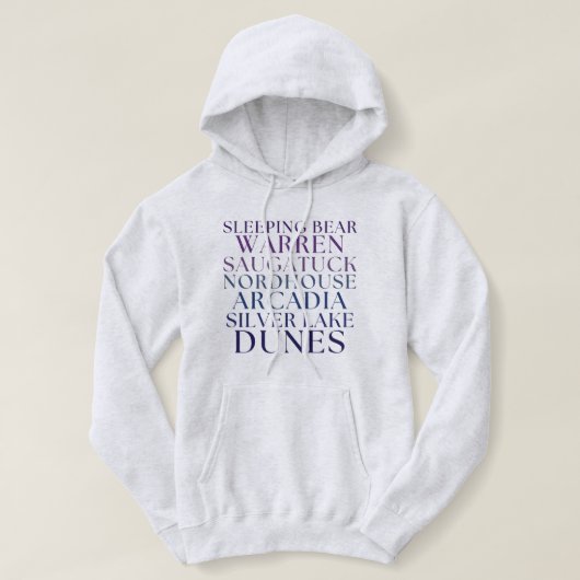 Michigan Great Lakes Sand Dunes Hoodies (Design vorne)