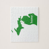 Michigan Green Zuhause Silhouette Jigsaw Puzzle (Vertikal)