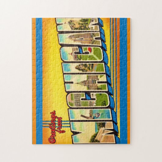 Michigan Greetings Postcard Puzzle (Vertikal)