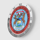 Michigan Große Wanduhr (Winkel)