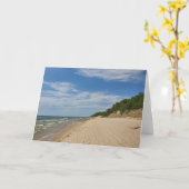 Michigan Grußkarte Karte (Gelbe Blume)