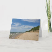 Michigan Grußkarte Karte (Vorderseite)