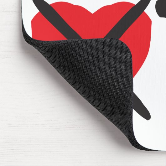 Michigan hasst Sie Mousepad (Ecke)