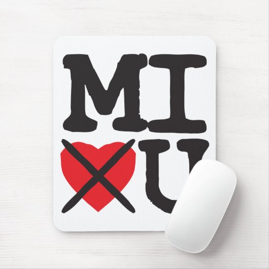 Michigan hasst Sie Mousepad (Mit Mouse)