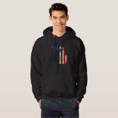 Michigan Heim US-Flagge Hoodie (Vorne ganz)