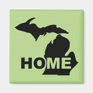 Michigan-Heimat fern der Heimat Kühlschrankmagnet