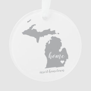 Michigan Heimat Personalisiertes Ornament