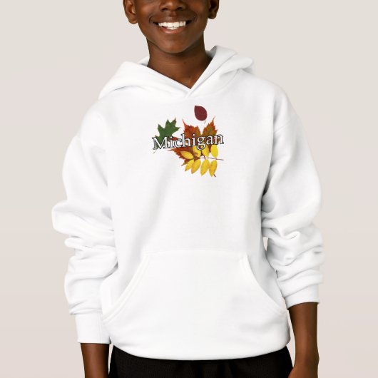 MICHIGAN-HERBSTFARBEN HOODIE (Vorderseite)