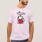 Michigan Holding Heart T - Shirt (Vorderseite)