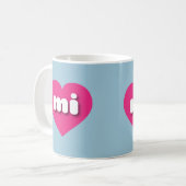 Michigan Hot roink heart - I Liebe mi Kaffeetasse (Vorderseite Links)