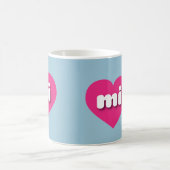 Michigan Hot roink heart - I Liebe mi Kaffeetasse (Mittel)