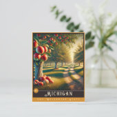 Michigan | Hyper-Realistisches Staat Postkarte (Stehend Vorderseite)