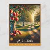 Michigan | Hyperrealistische Postkarte des Bundess (Vorderseite)