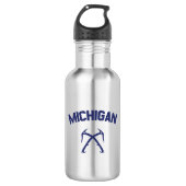 Michigan Ice Edelstahlflasche (Vorderseite)