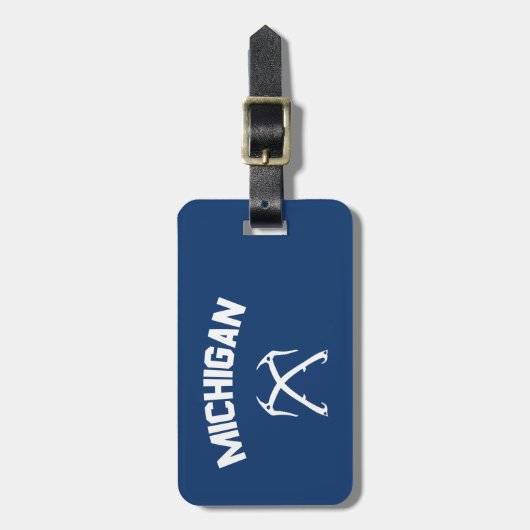 Michigan Ice Gepäckanhänger (Vorderseite vertikal)