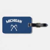 Michigan Ice Gepäckanhänger (Rückseite horizontal)