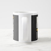 Michigan Ich vermisse Ann Arbor Jumbo-Tasse (Rückseite)