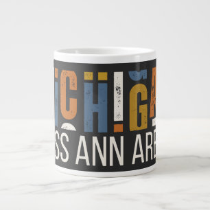 Michigan Ich vermisse Ann Arbor Jumbo-Tasse