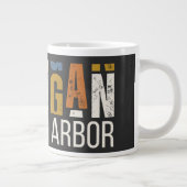 Michigan Ich vermisse Ann Arbor Jumbo-Tasse (Rechts)