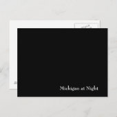 Michigan in der Nacht Postkarte (Vorne/Hinten)