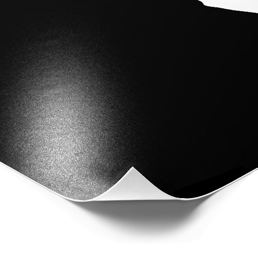 Michigan in Weiß und Schwarz Fotodruck (Ecke)