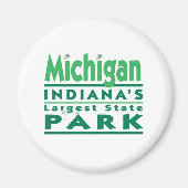 Michigan Indianas größter Staat Park Magnet (Vorne)