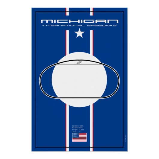 Michigan International Speedway Poster (Vorderseite)