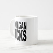 Michigan ist zum Kotzen Kaffeetasse (Vorderseite Links)