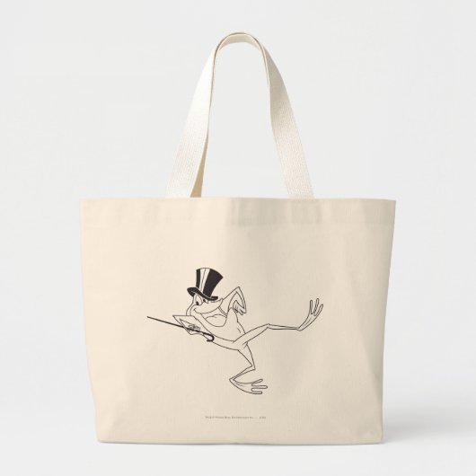 Michigan J. Frog beim Tanzen Jumbo Stoffbeutel (Vorne)