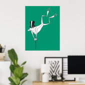 Michigan J. Frog Dacing Moves Poster (Heimbüro)