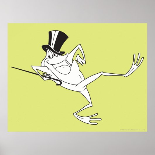 Michigan J. Frog Dancing Poster (Vorne)