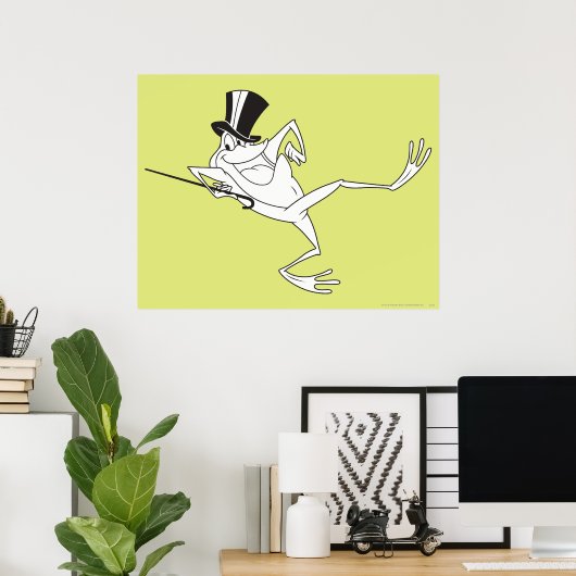 Michigan J. Frog Dancing Poster (Heimbüro)