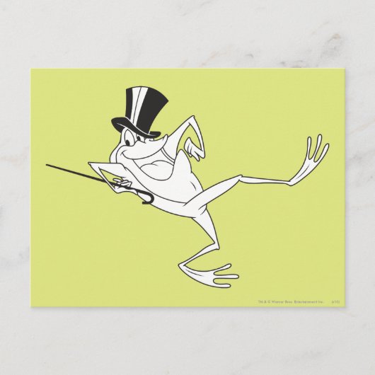 Michigan J. Frog Dancing Postkarte (Vorderseite)