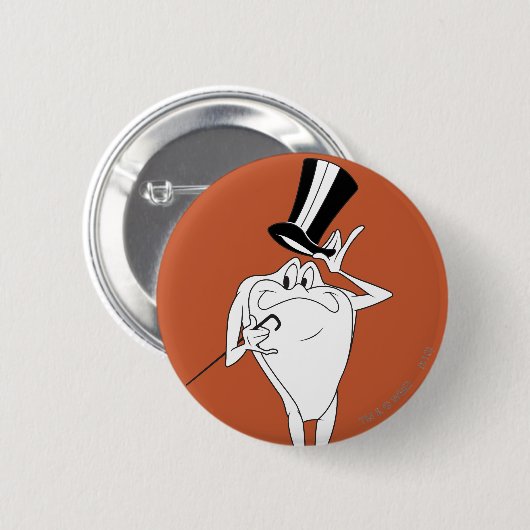 Michigan J. Frog Happy Button (Vorne & Hinten)