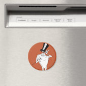 Michigan J. Frog Happy Magnet (In Situ (Geschirrspüler))