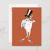 Michigan J. Frog Happy Postkarte (Vorne/Hinten)