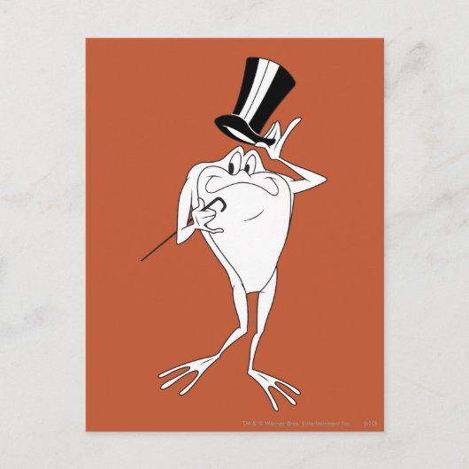 Michigan J. Frog Happy Postkarte (Vorderseite)