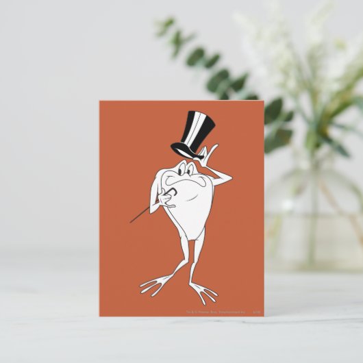 Michigan J. Frog Happy Postkarte (Stehend Vorderseite)