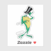 Michigan J. Frog in Farbe Aufkleber (Blatt)